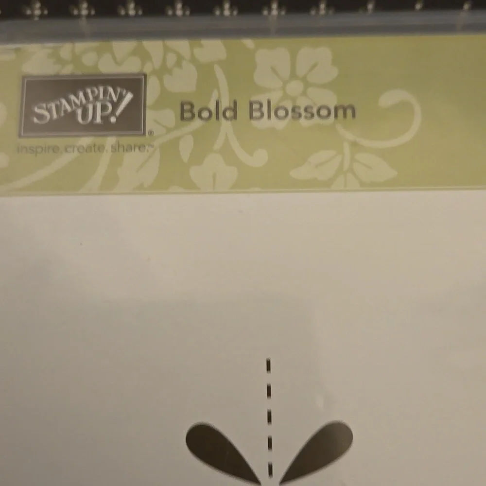 Stampin Up Bold Blossom Rubber Stamp